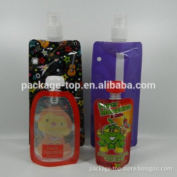 100ml mango apple strawberry flavor juice stand up spout pouch